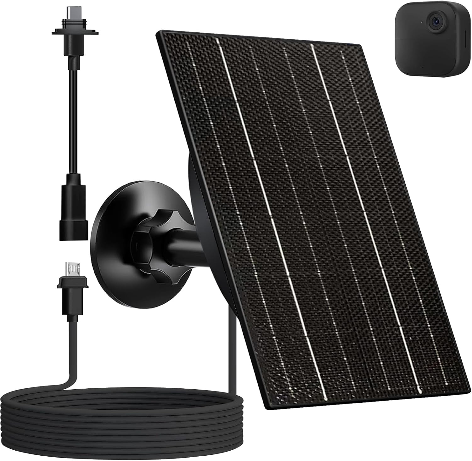 Solar Panel Blink Outdoor 4/3/XT2/XT Camera 4W High-Efficiency Solar Charger USB