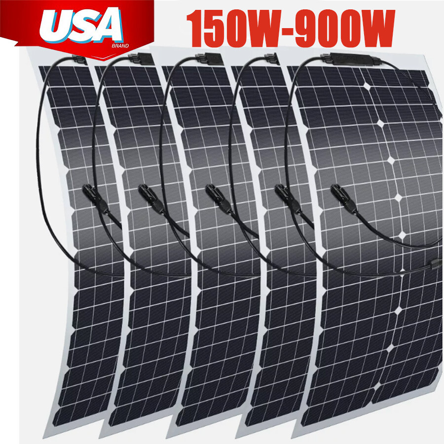 150-900W Complete Solar Panel Kit Solar Power Generator 40A Home110V Grid System