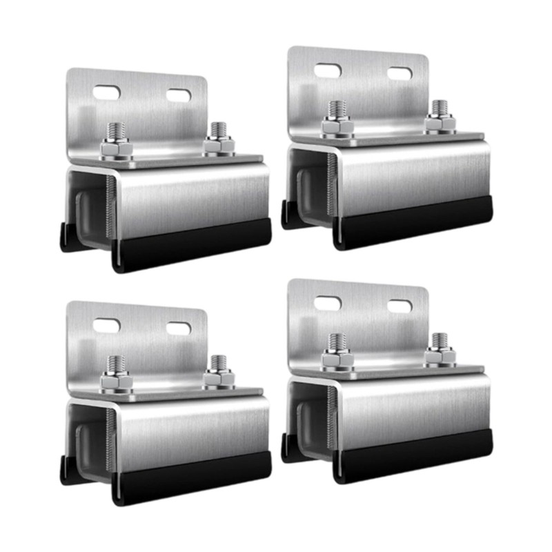 4pcs Marine Grade Solar Panel Brackets Roof Box Mounting Corrosion Resistant