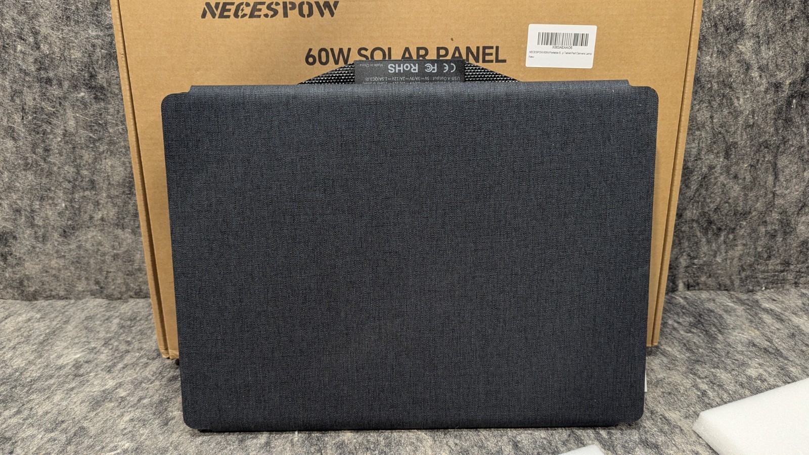 🔥New NECESPOW 60W Portable Solar Panel Charger with USB-A, USB-C, DC5521 Ports