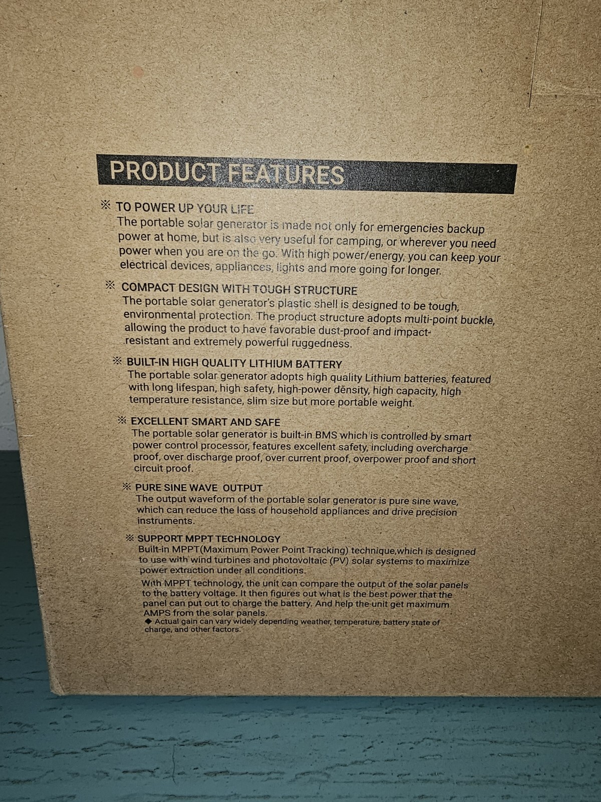 Flashfish E200 Portable Solar Generator-Brand New In Box