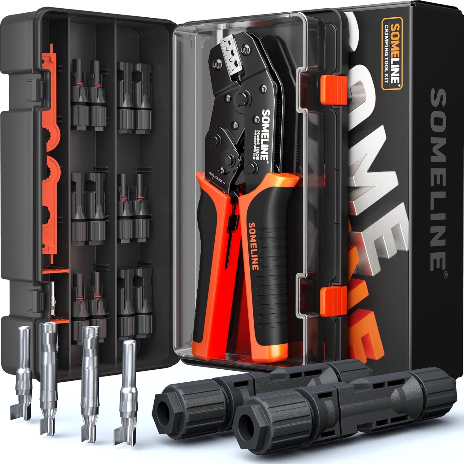 ® Solar Connector Crimping Tool Kit, 14-10 AWG Crimper for Solar Panel Cable …