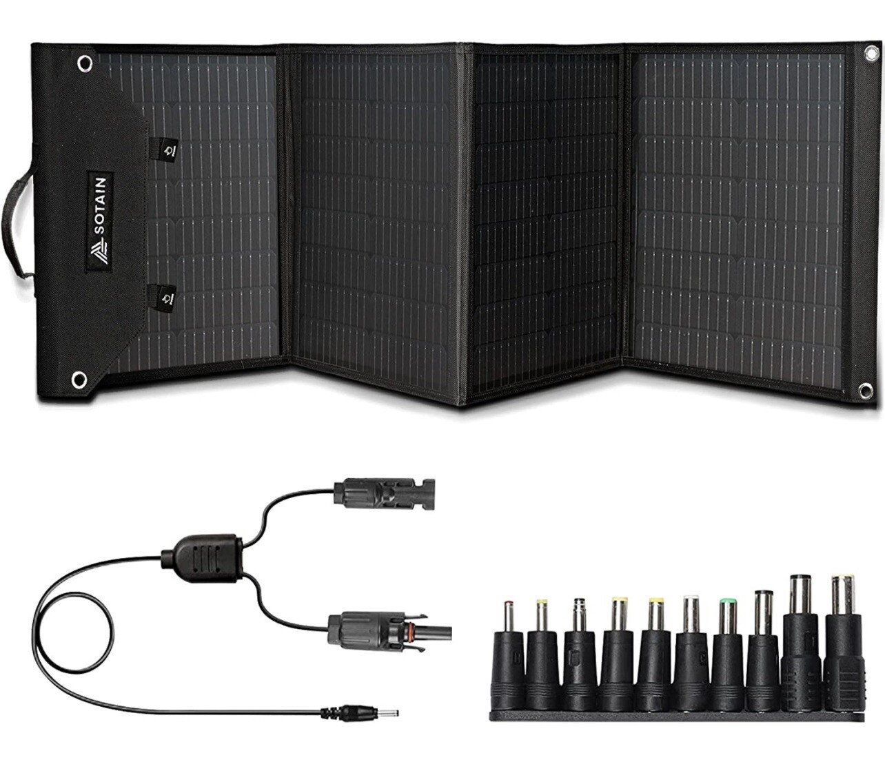 Portable Solar Panel for Solar Generator with Kickstand, Parallel Supported 100W