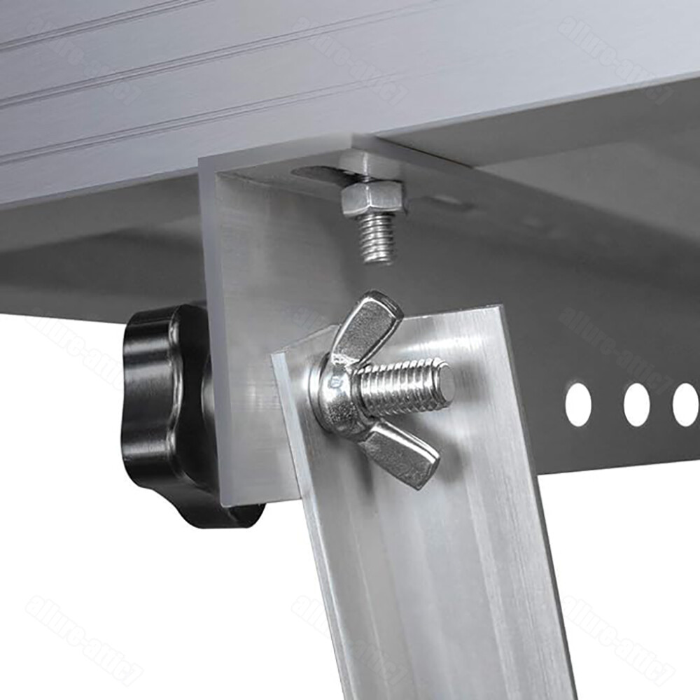 4x Solar Panel Stand Tilt Mount Brackets- Adjustable Angle for RV Roof Boat Roof