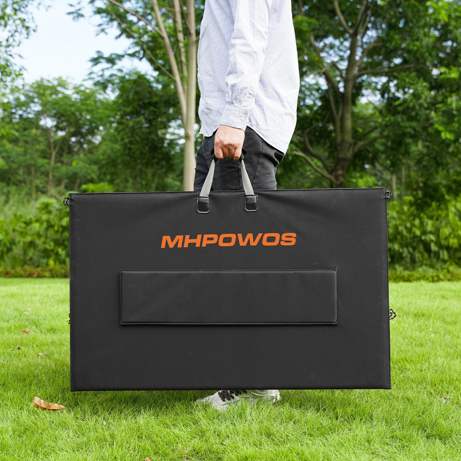 MHPOWOS 110 220 400W Solar Panel Kit Foldable Charges for Portable Power Station