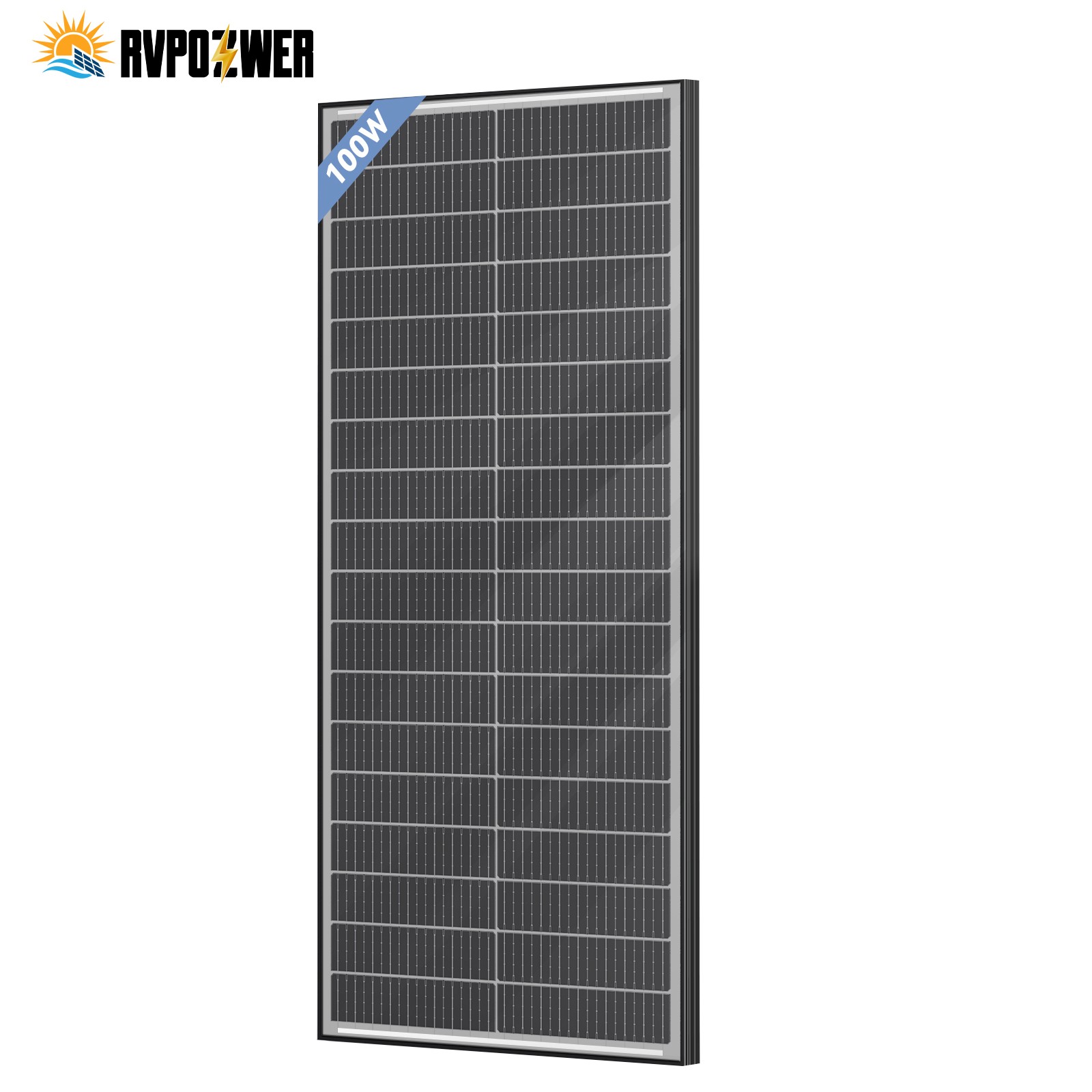 RVPOZWER 100W 200W 300W 400W 500W 1000W N-Type Bifacial Solar Panel Mono Power