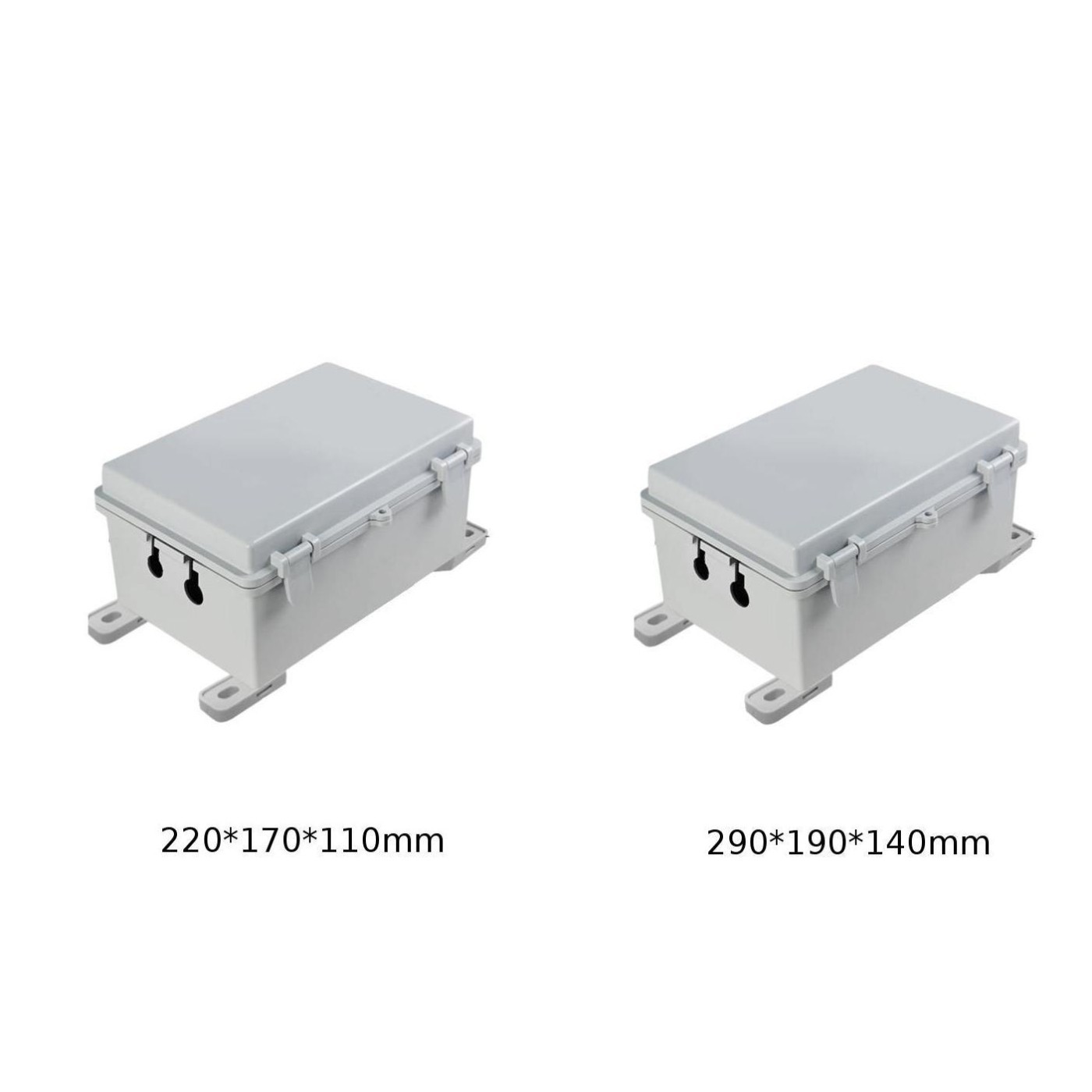 Waterproof Plastic Protective Box for Outdoor Socket with Rust Resistant Parts
