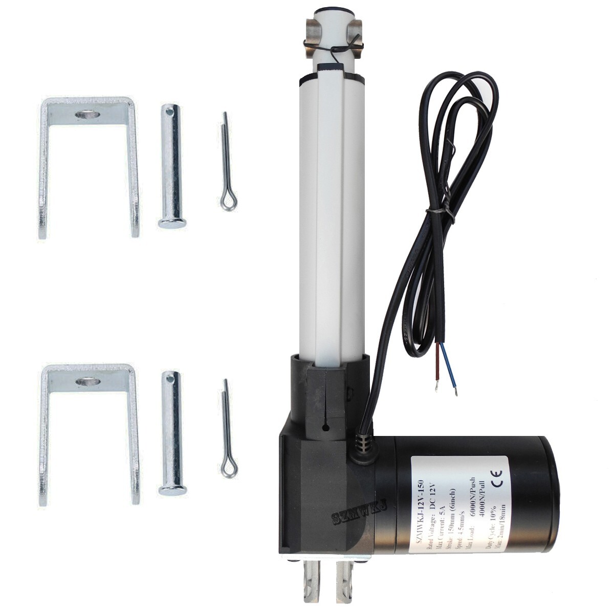 LCD Single Axis Solar Tracking Kit W/ 6000N 6″ DC Linear Actuator W/ Wind Sensor