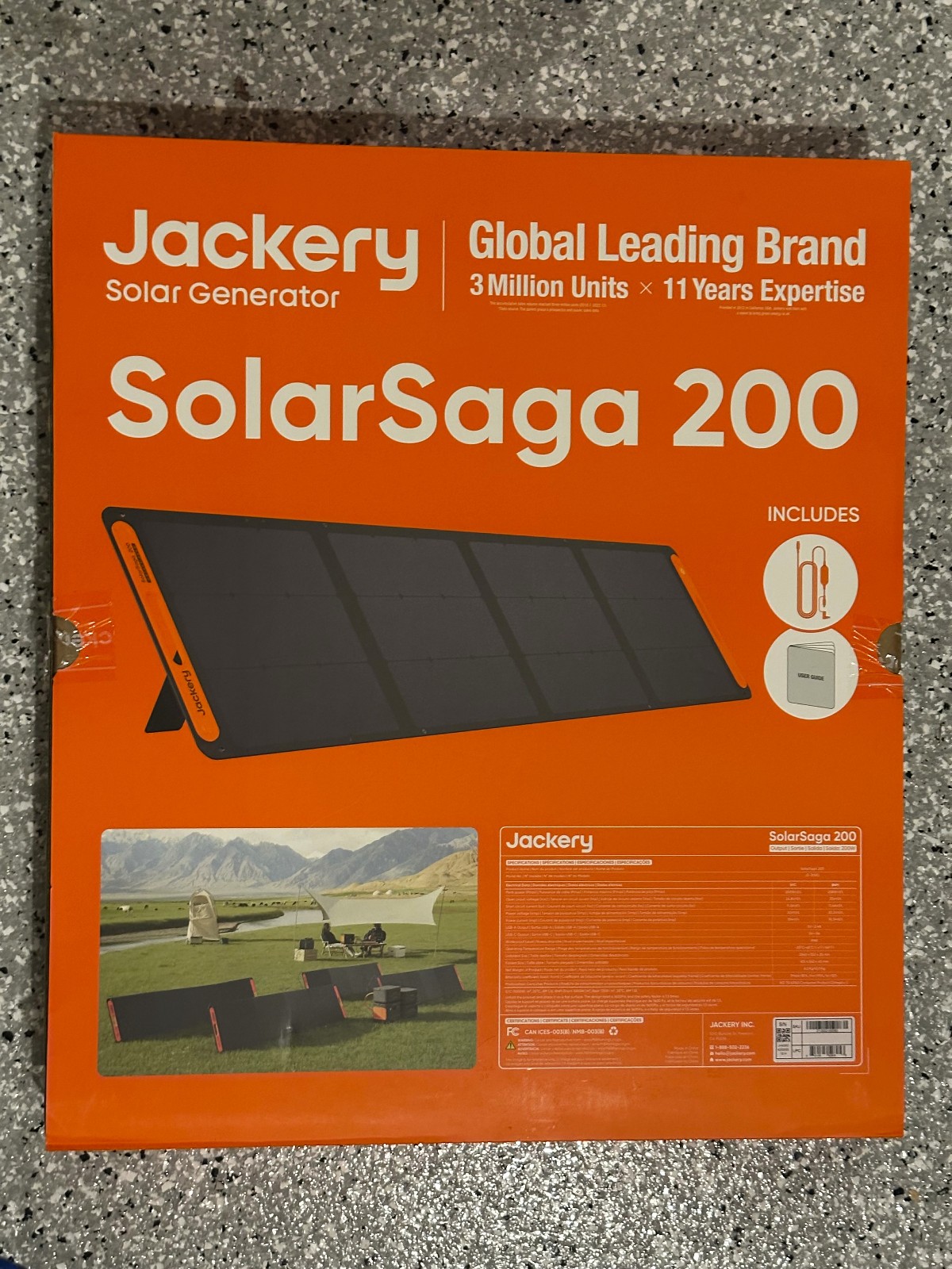 Jackery SolarSaga 200W Solar Panel