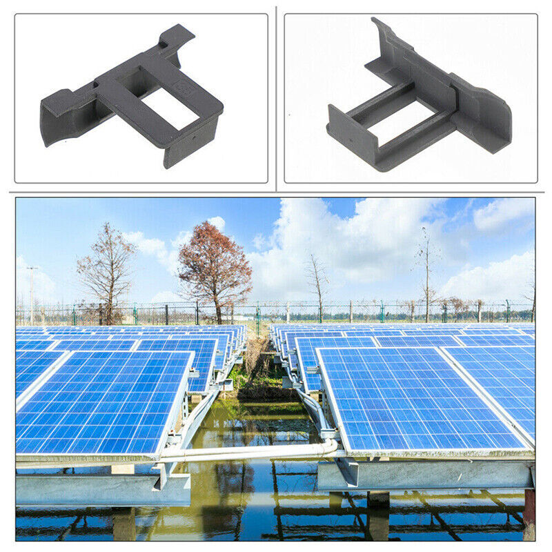 10/20PCS Photovoltaic Panel Water Guide Mud Clamp solar Water Drain Remove Clip.
