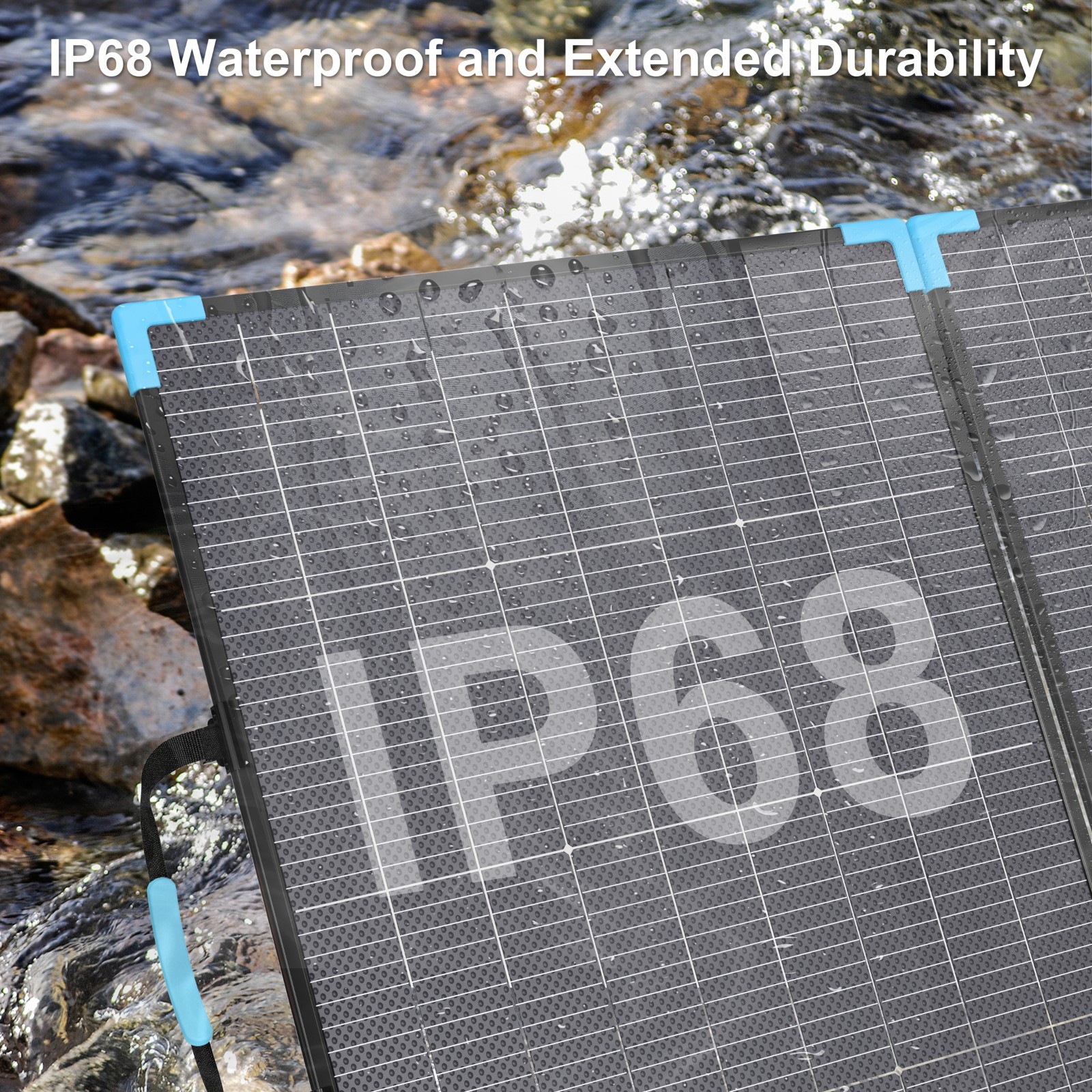110W 220W 400W Solar Panel ETFE Monocrystalline IP68 for Power Station Camping