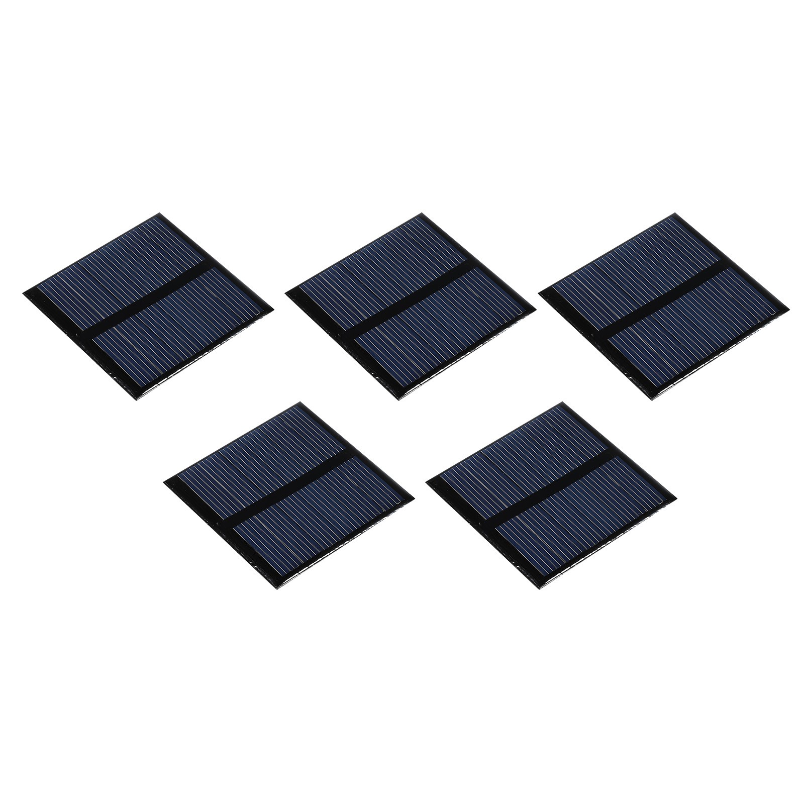 5 x Mini Solar Panel Cell 3V 125mA 0.375W 52mm x 52mm for DIY Project