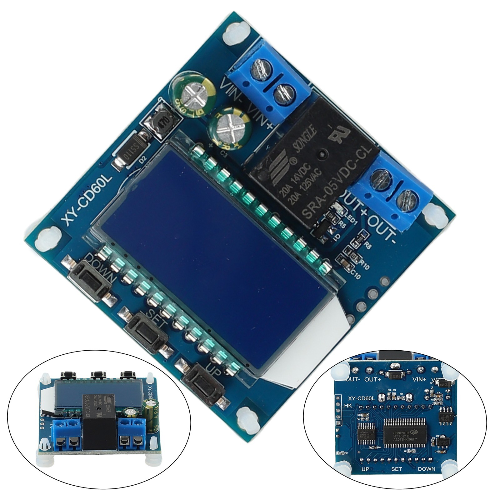 Control For Batteries LCD Screen Low Voltage Protects The Load Control