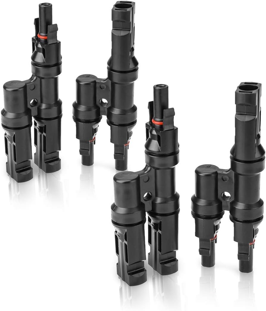 Effortless Solar Panel Connection – 2 Pairs Y Connectors, Tech Support Included