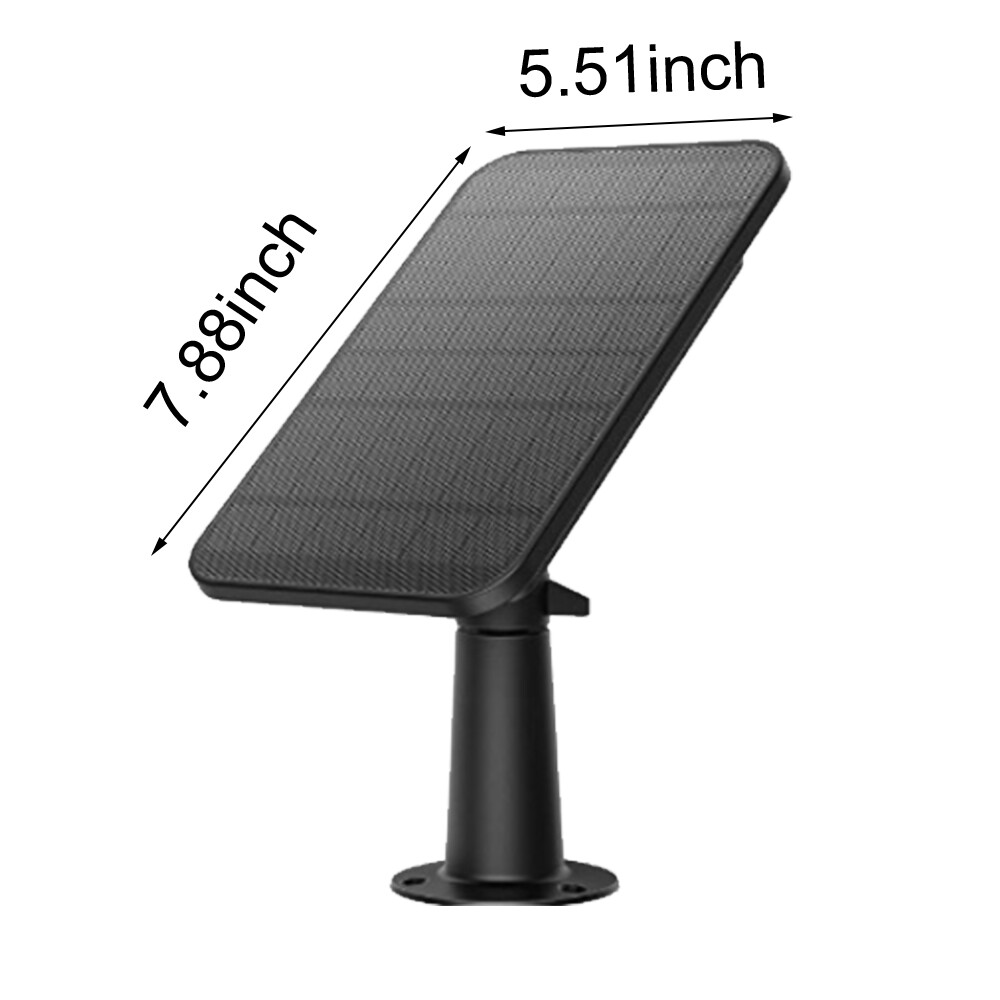 4W 5V Solar Panel for USB Power CCTV Camera Security Cam Battery Charger Outdoor