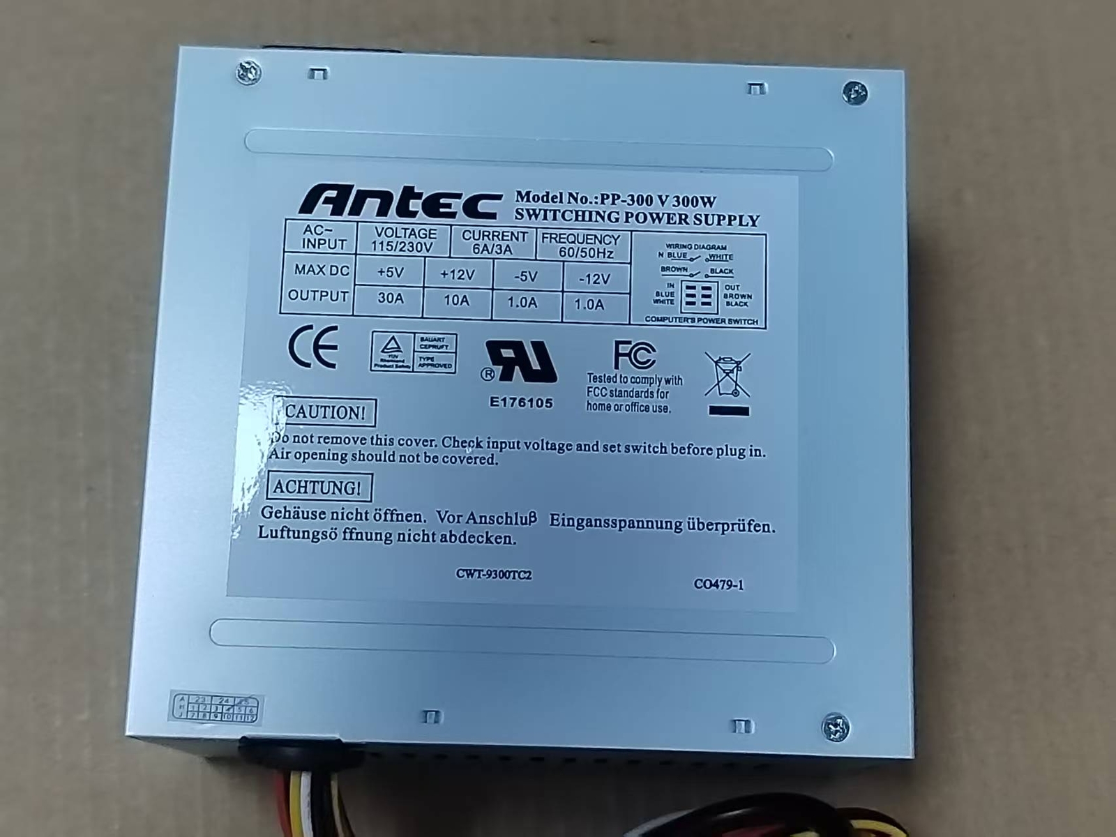 Athena Power AP-AT30 PP-300 300W Replacement Power Supply PSU