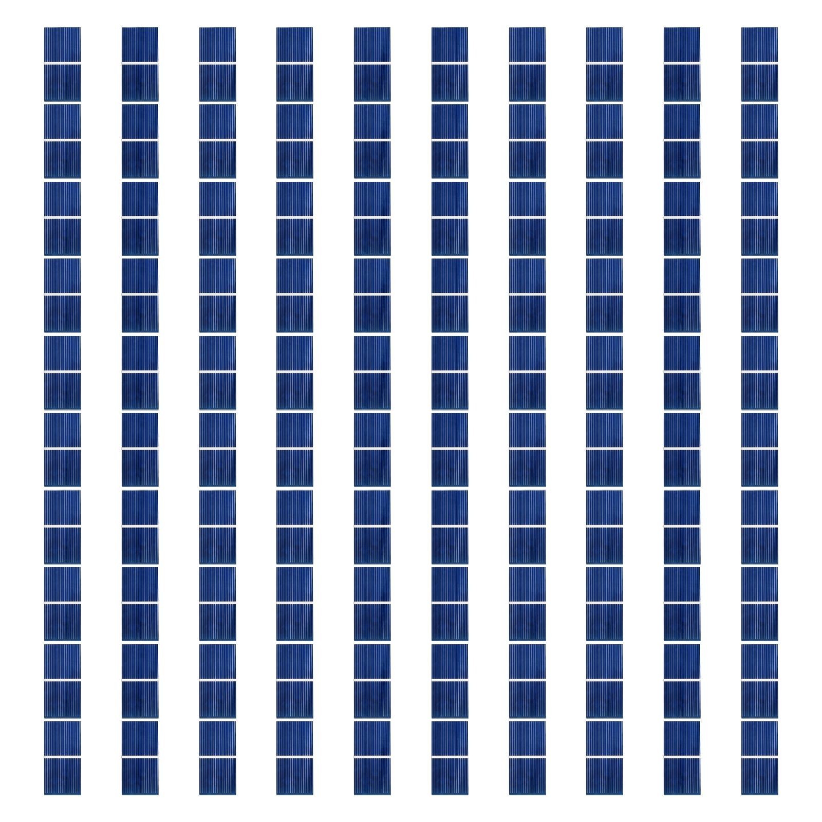 For Solar Panel Collection of 100pcs Lightweight Polycrystalline Cells