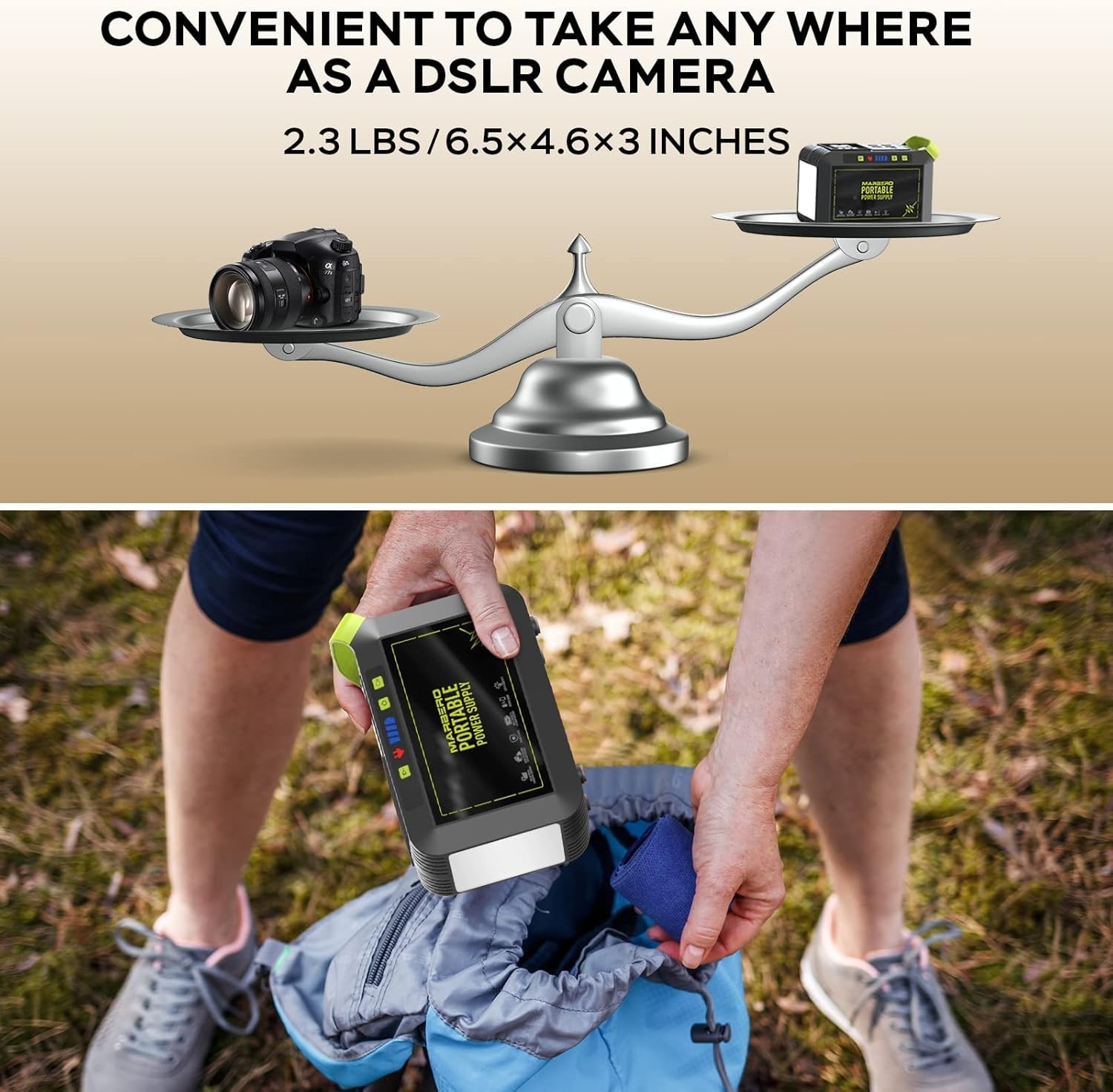 Reliable 88Wh Lithium Battery Generator – Ideal for RVs, Camping & Home Backup