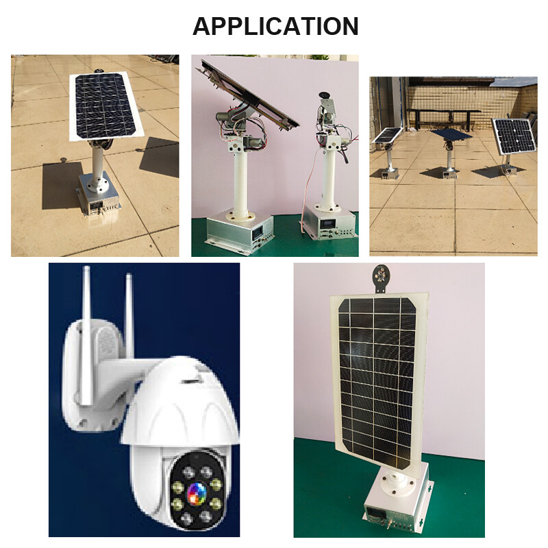 DC Dual-axis Gimbal For Solar Tracking Monitor Large Load High Torque X/ Y-axis