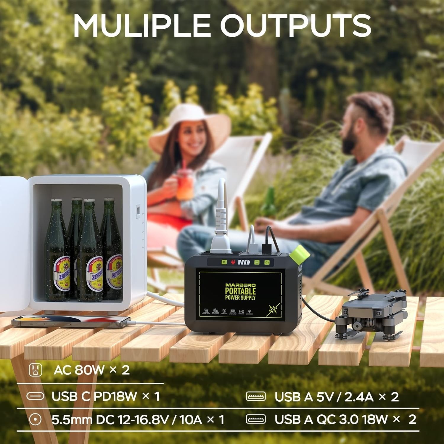 Reliable 88Wh Lithium Battery Generator – Ideal for RVs, Camping & Home Backup