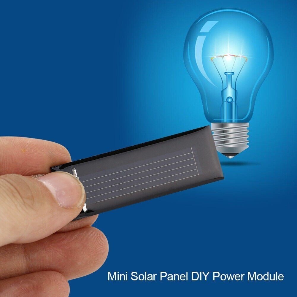 10pcs 0.5V 100MA Mini Portable Polycrystalline Solar Panel DIY Power Module