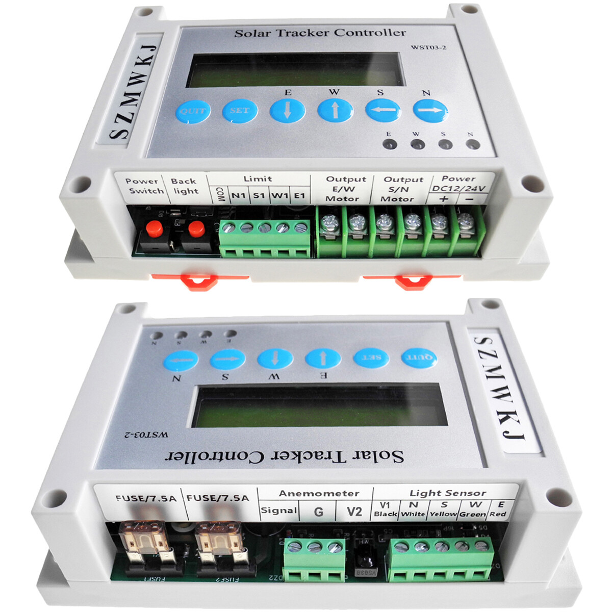 6000N Dual Axis Solar Tracking Tracker Complete Kit &Linear Actuator &Controller