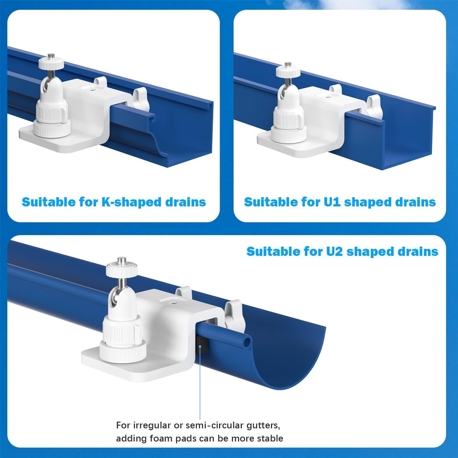 Durable Universal Solar Panel Gutter Mount for Optimal Sunlight Exposure