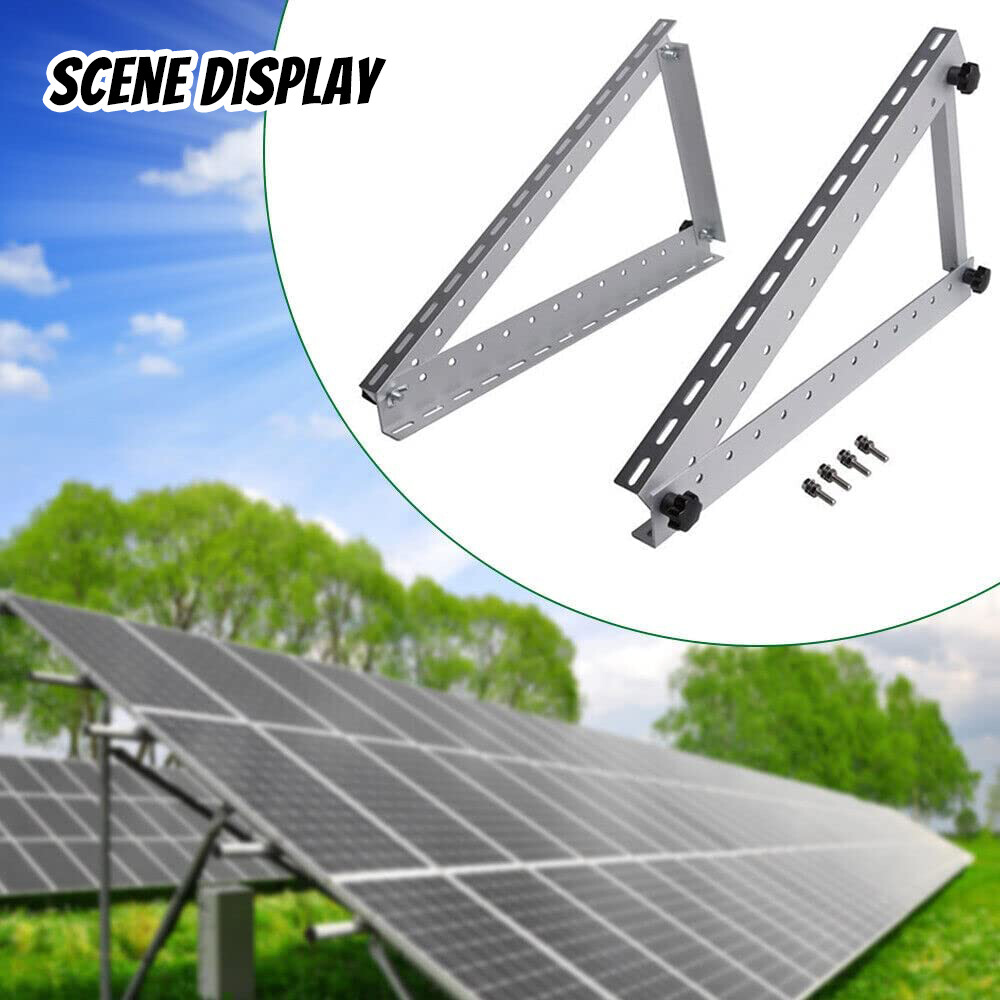 Adjustable Solar Panel Mounting Brackets Kit System for RV Boat Off Gird Roof