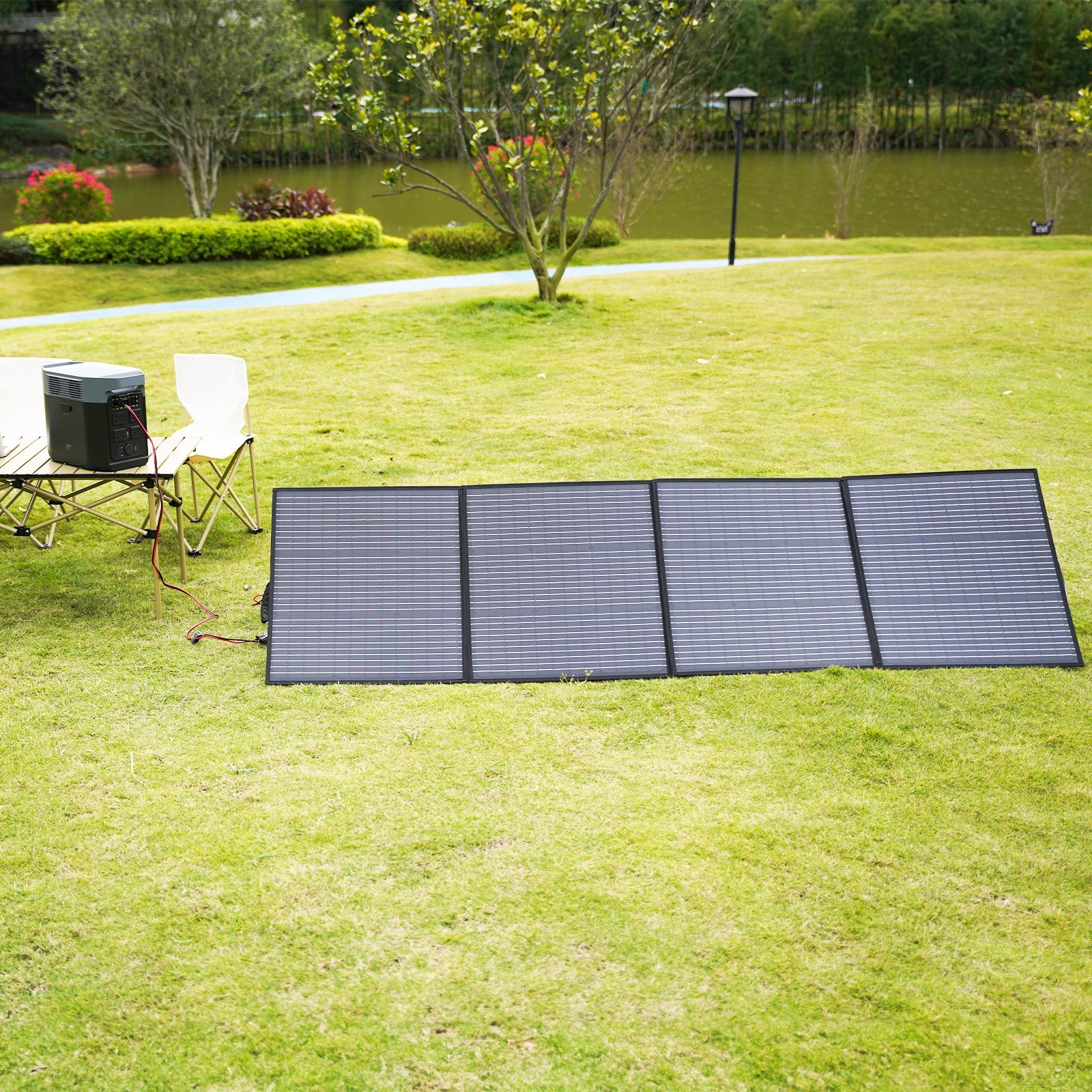 MHPOWOS 110W 220W Portable Solar Panel IP67 Foldable XT60 Anderson DC Connector