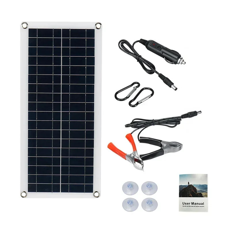 20W-1000W Solar Panel 12V Solar Cell 100A Controller Solar Panel for Phone RV Ca