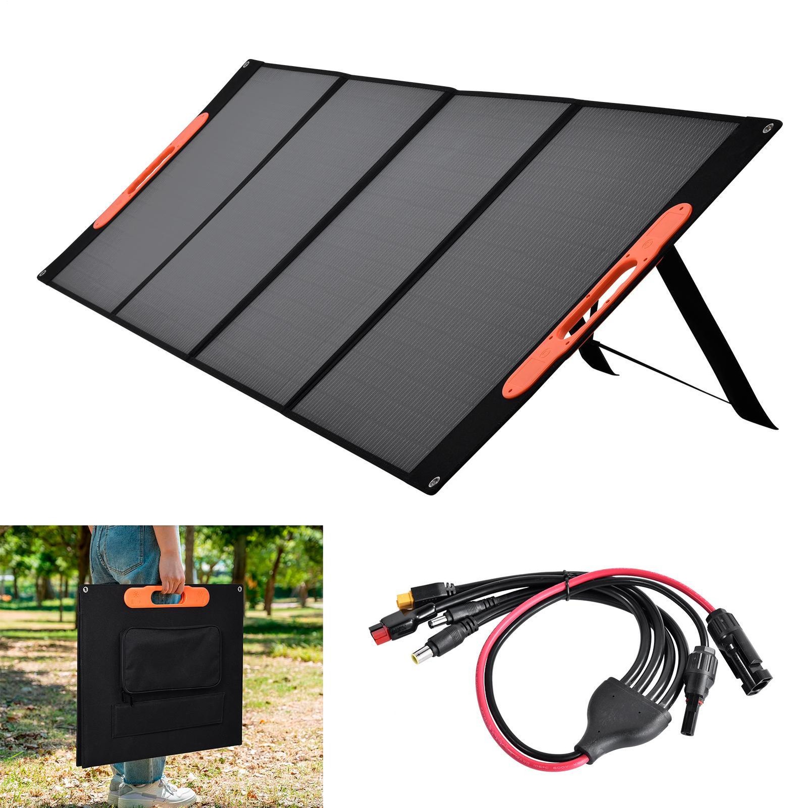 New 400W Portable Solar Panel Waterproof IP66 Foldable Solar Panel kit USA–