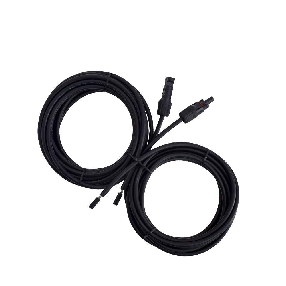 Renogy 20FT 10AWG Solar Adaptor Wire Extension Cables 20FT 10AWG Solar Cable