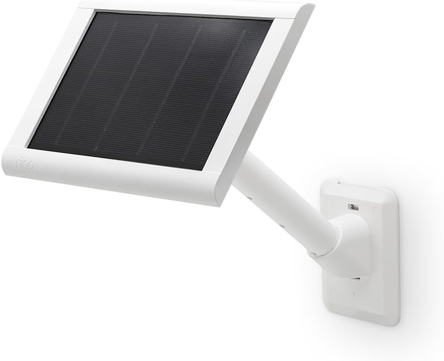 Universal Solar Panel Wall Mount Adjustable, Extended, for Ring Arlo Wyze
