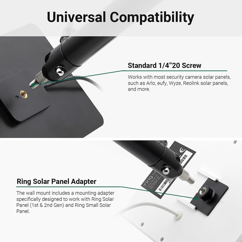 Weather-Resistant Universal Solar Mount for Enhanced Energy Capture & Stability