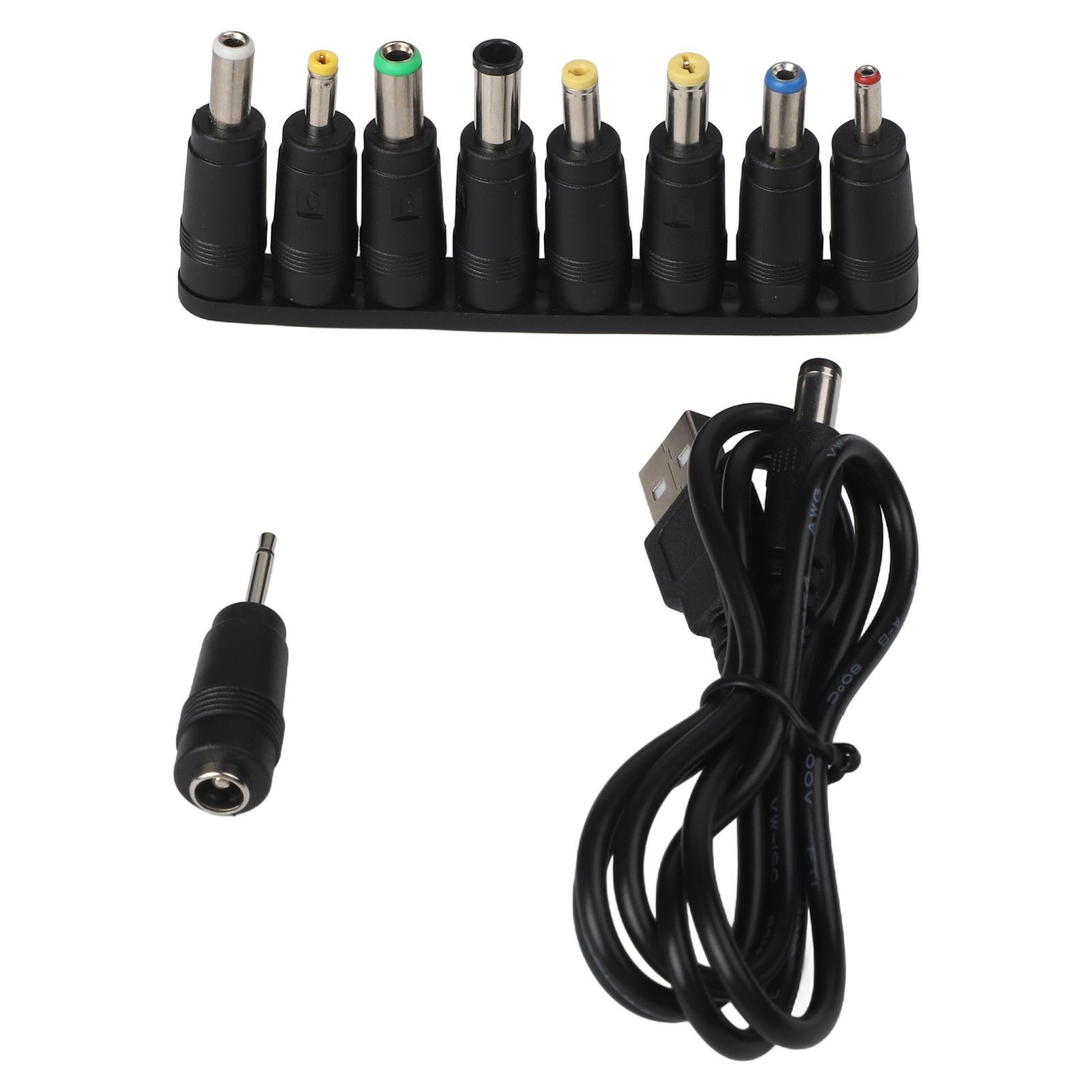 2pcs USB to DC Cable Set with 9 Connectors Offering Great Compatibility Options