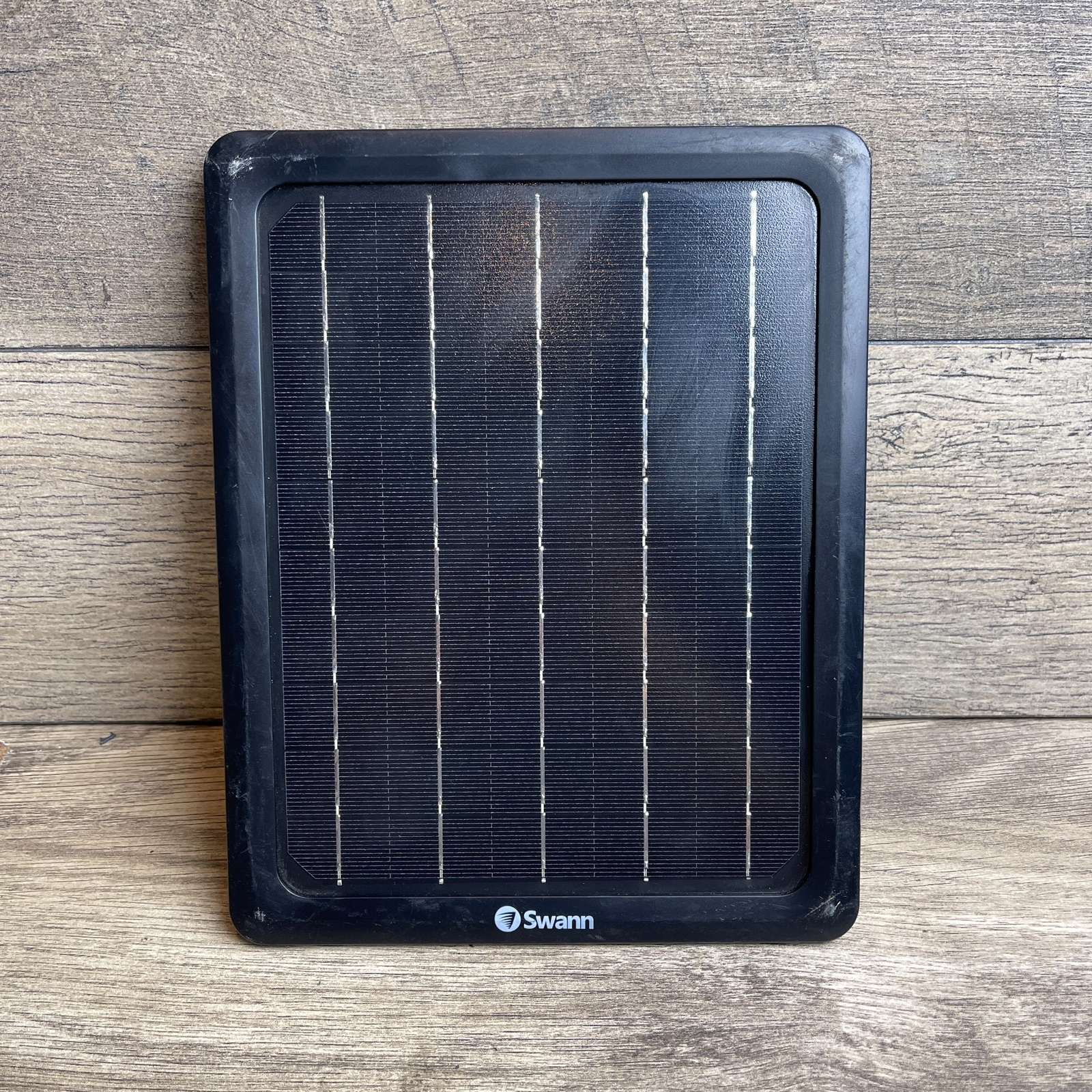 Swann Swifi-Solar Panel Black Outdoor Weatherproof for Wireless Security Cameras