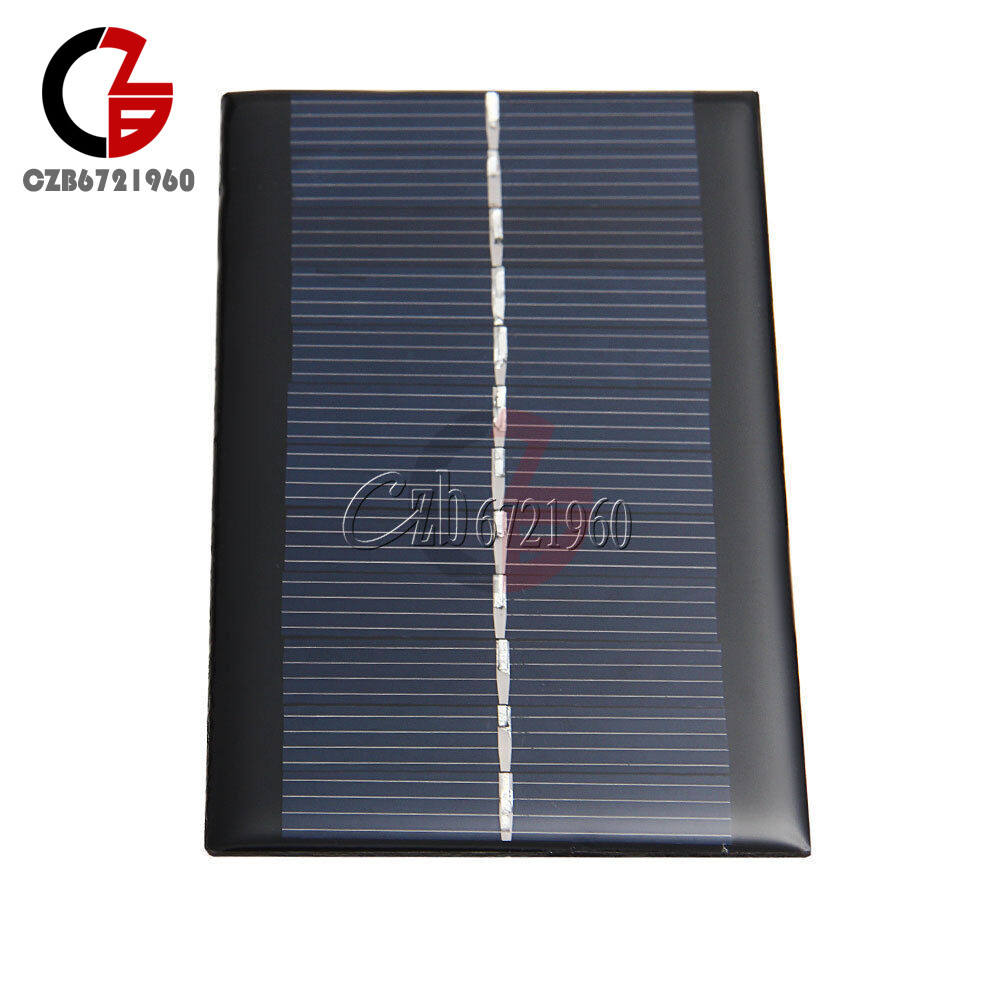 0.5V/6V 0.6W/1W 100mA Epoxy Cell Photovoltaic Battery Charger Solar Panel Module