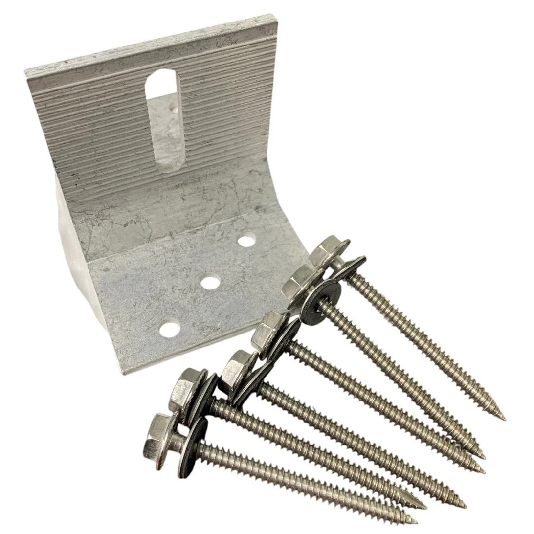 New Pegasus ButyL Foot MIL Dovetail Solar Panel Deck Bracket T-Bolt w 6 Screws