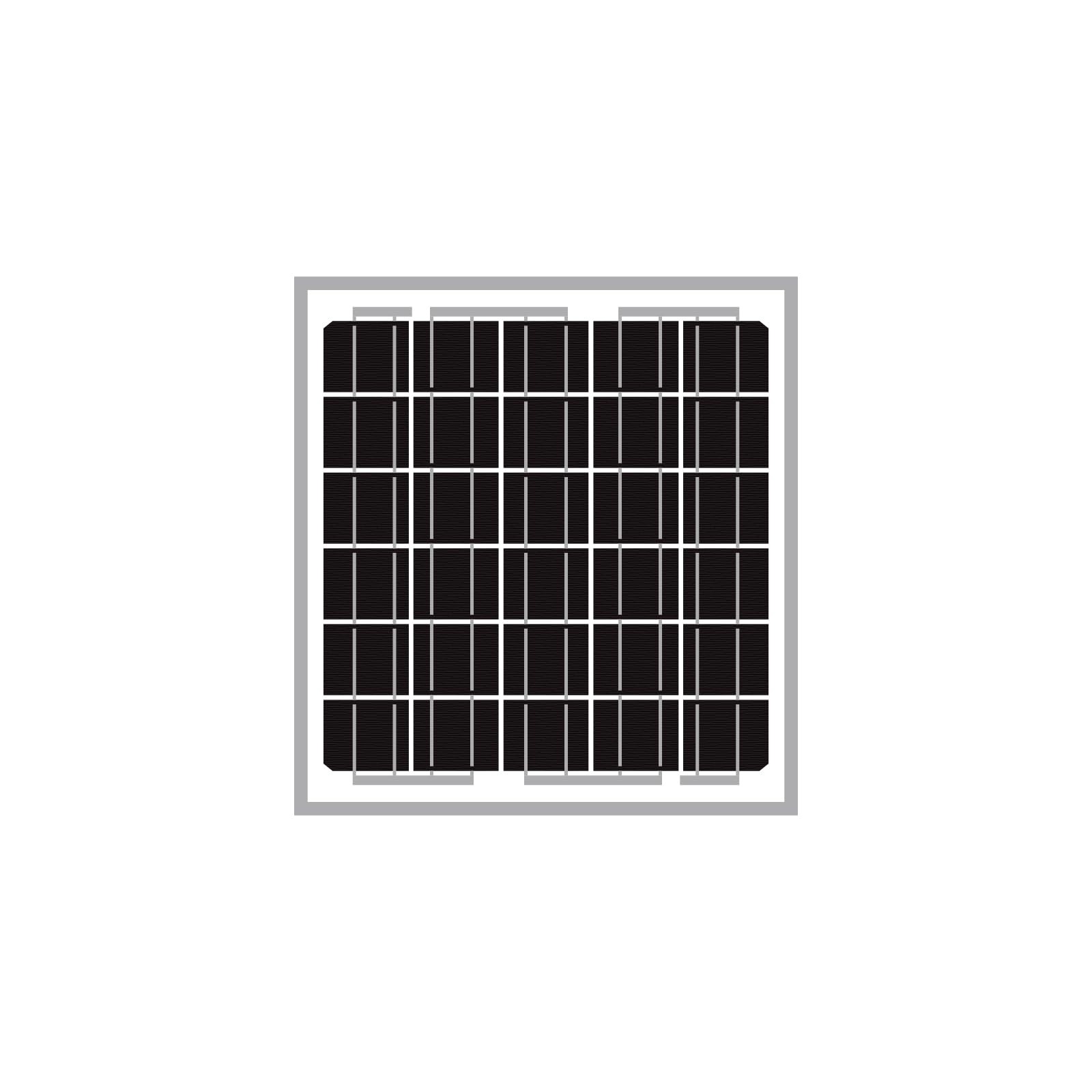 5W(Watts) 12V(Volts) 5W Monocrystalline 10BB Solar Panel Battery Maintainer H…
