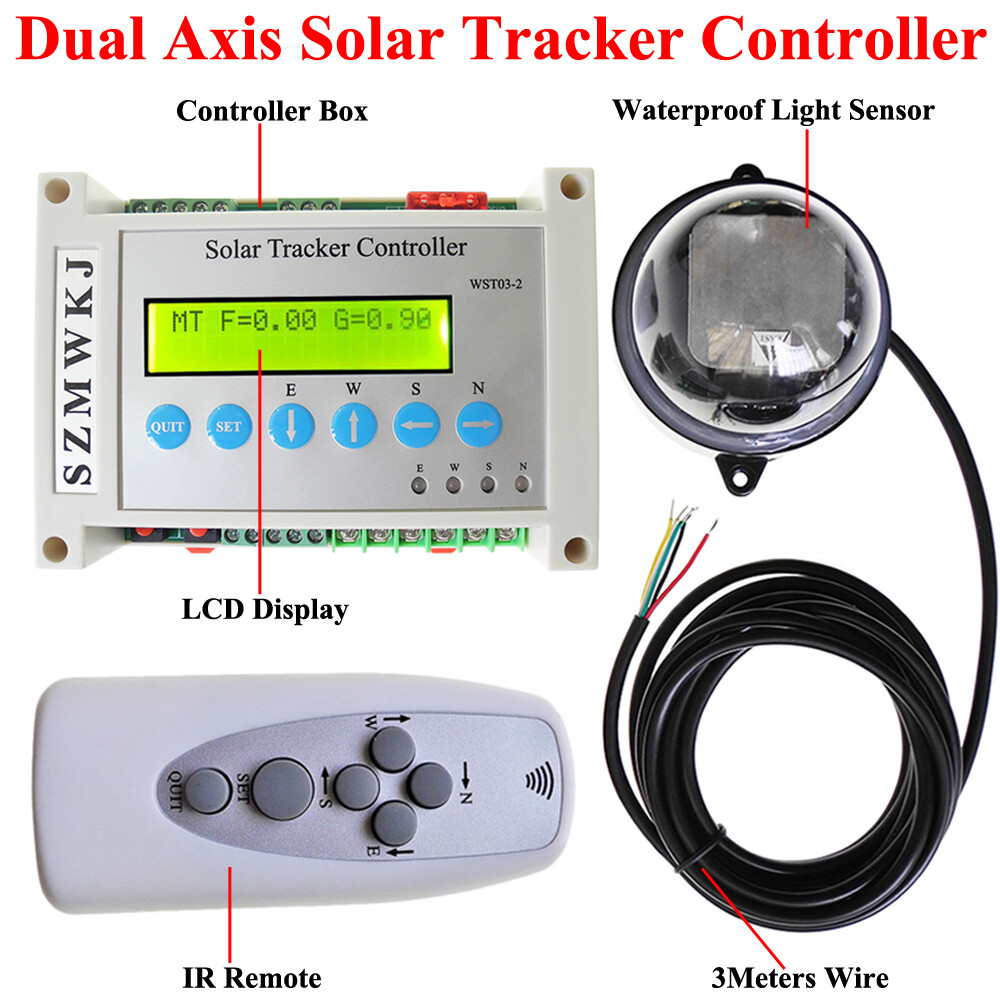 Single/Dual Axis Electronic Controller +Relay Module for Solar Panel Tracker Kit