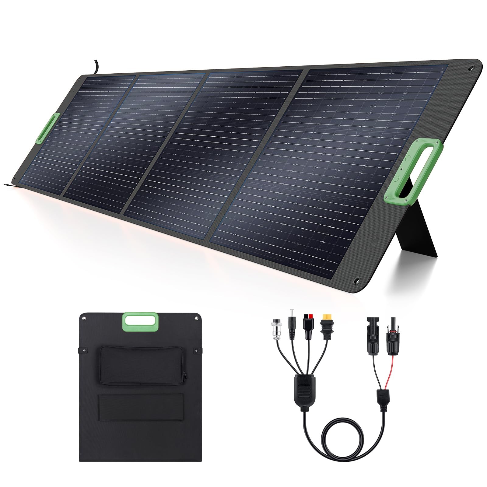 200W High Efficiency ETFE Foldable Solar Panel for Portable Power Station, IP…