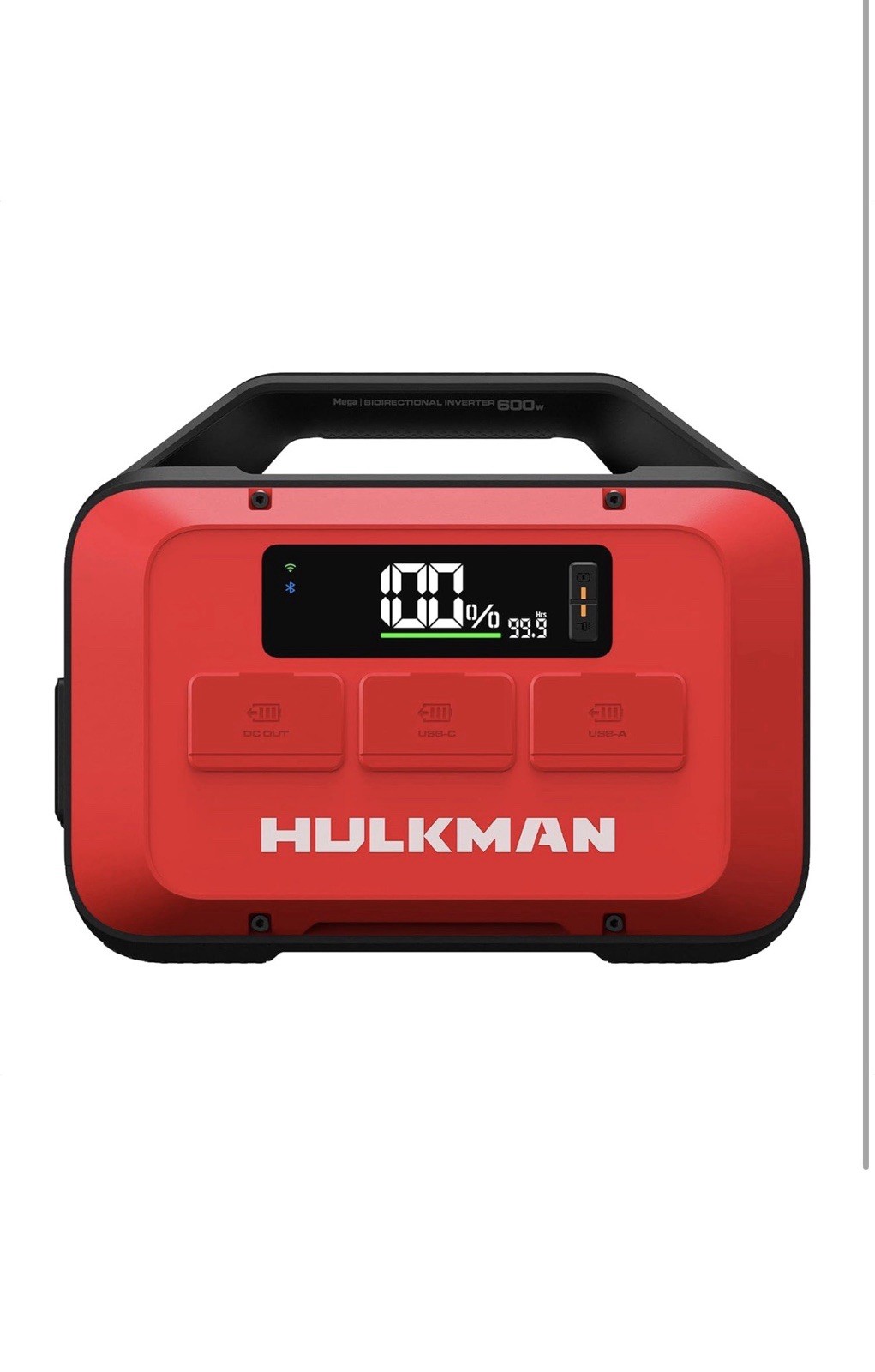 Hulkman Mega Ultra Red,576Wh Portable Power Station,Performs at -4�F in the Wild