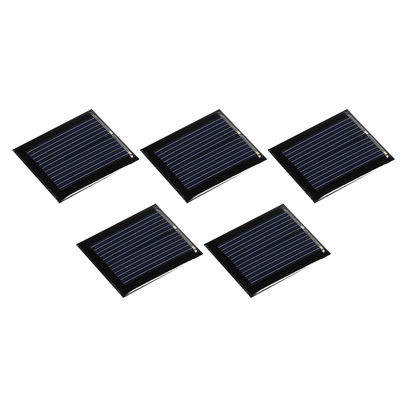 Mini Solar Panel Cell 1V 80mA 0.08W 30mm x 25mm for DIY Project Pack of 5