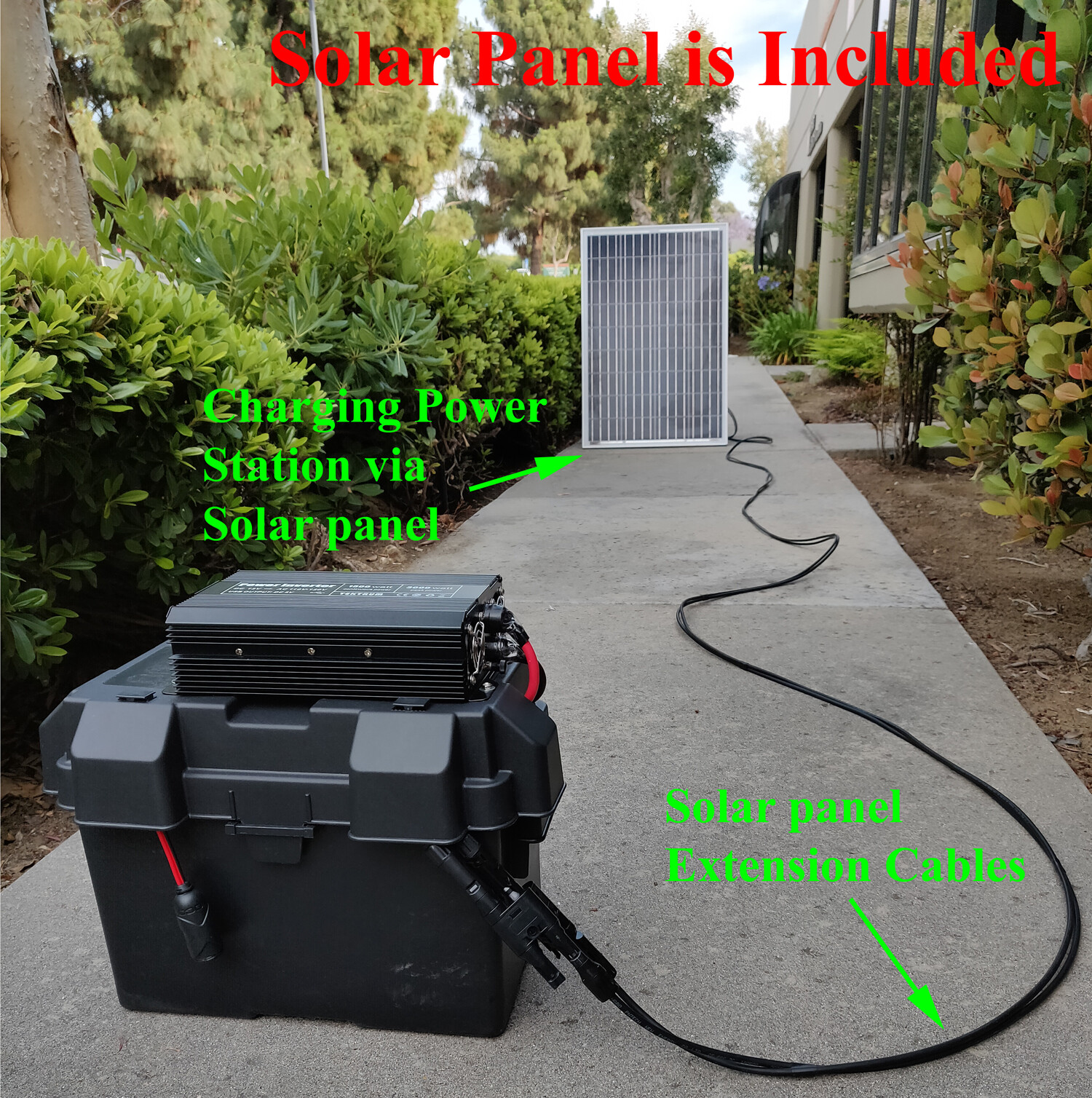 TEKTRUM 1500w/3000w POWER PACK STATION 100Ah Battery-SILENT GAS FREE-Plug-N-Play