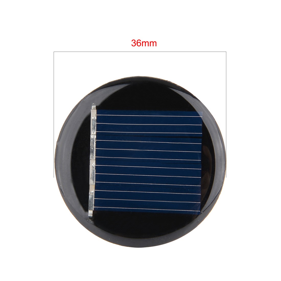 5Pcs 2V Poly Mini Round Solar Panel Module DIY 36mm Dia