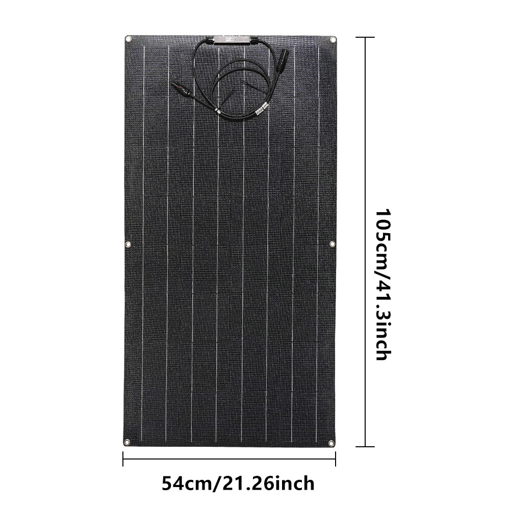 150W 12V Flexible Solar Panel Monocrystalline Battery Charger RV Boat Marine Car