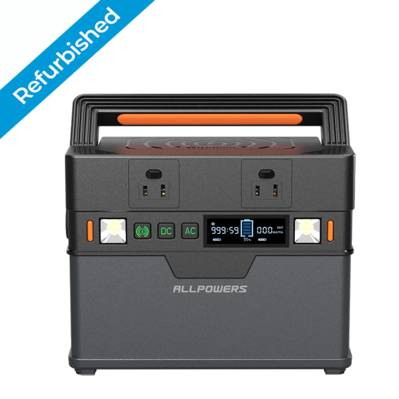 ALLPOWERS 300W 288Wh Portable Power Station Generator Supply Travel Refurbished