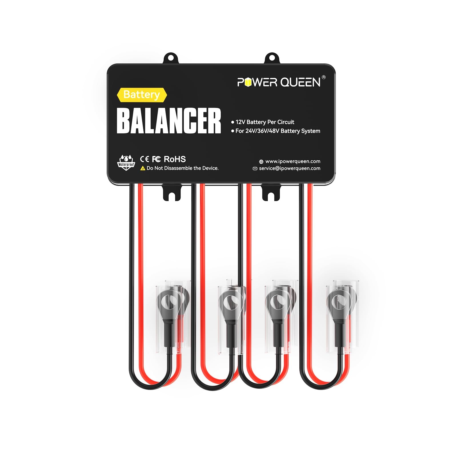 Battery Balancer 48V (4 * 12V) Battery Equalizer for 24V/36V/48V Batteries Ba…