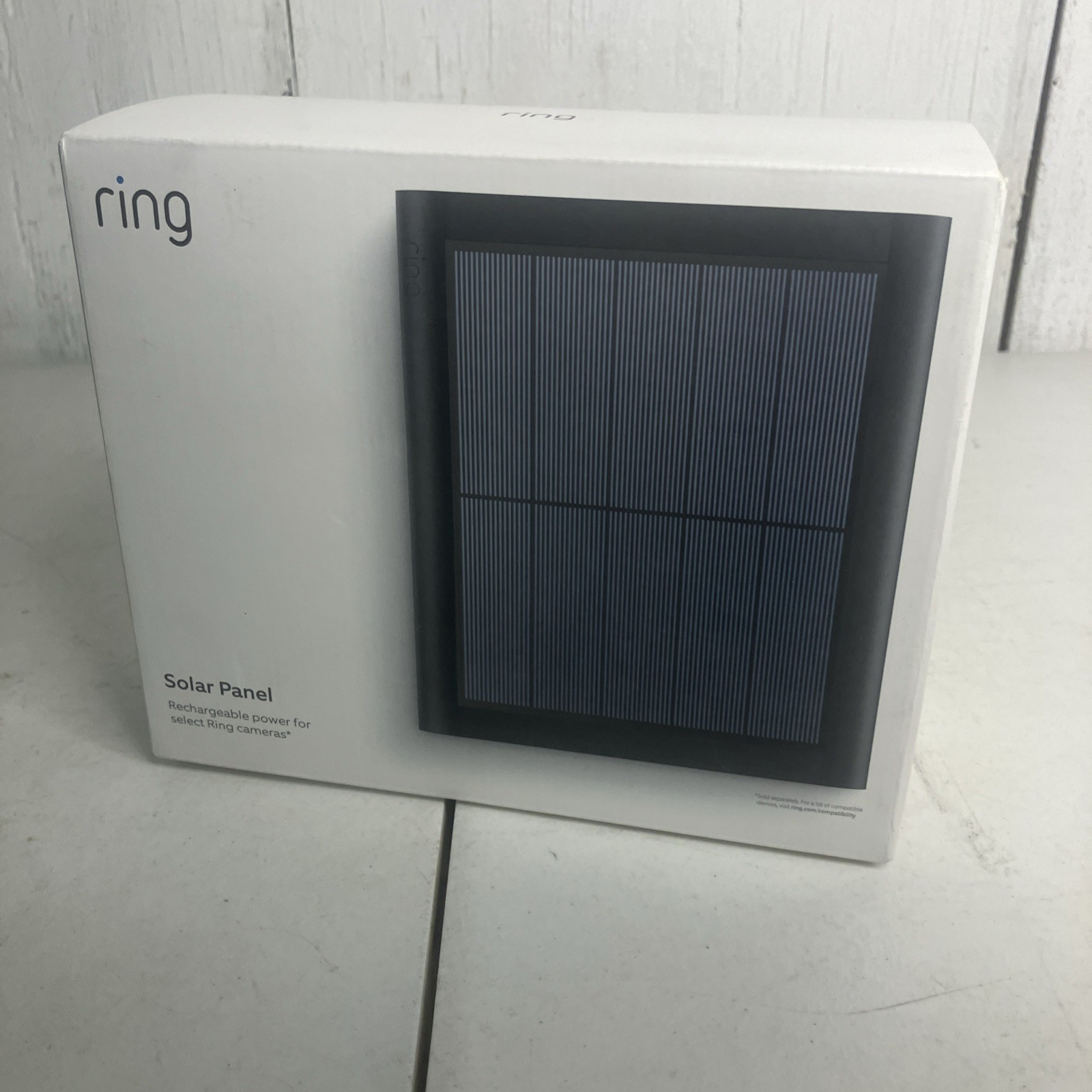Ring 4W 2nd Generation Solar Panel for Select Ring Security Cameras – Black