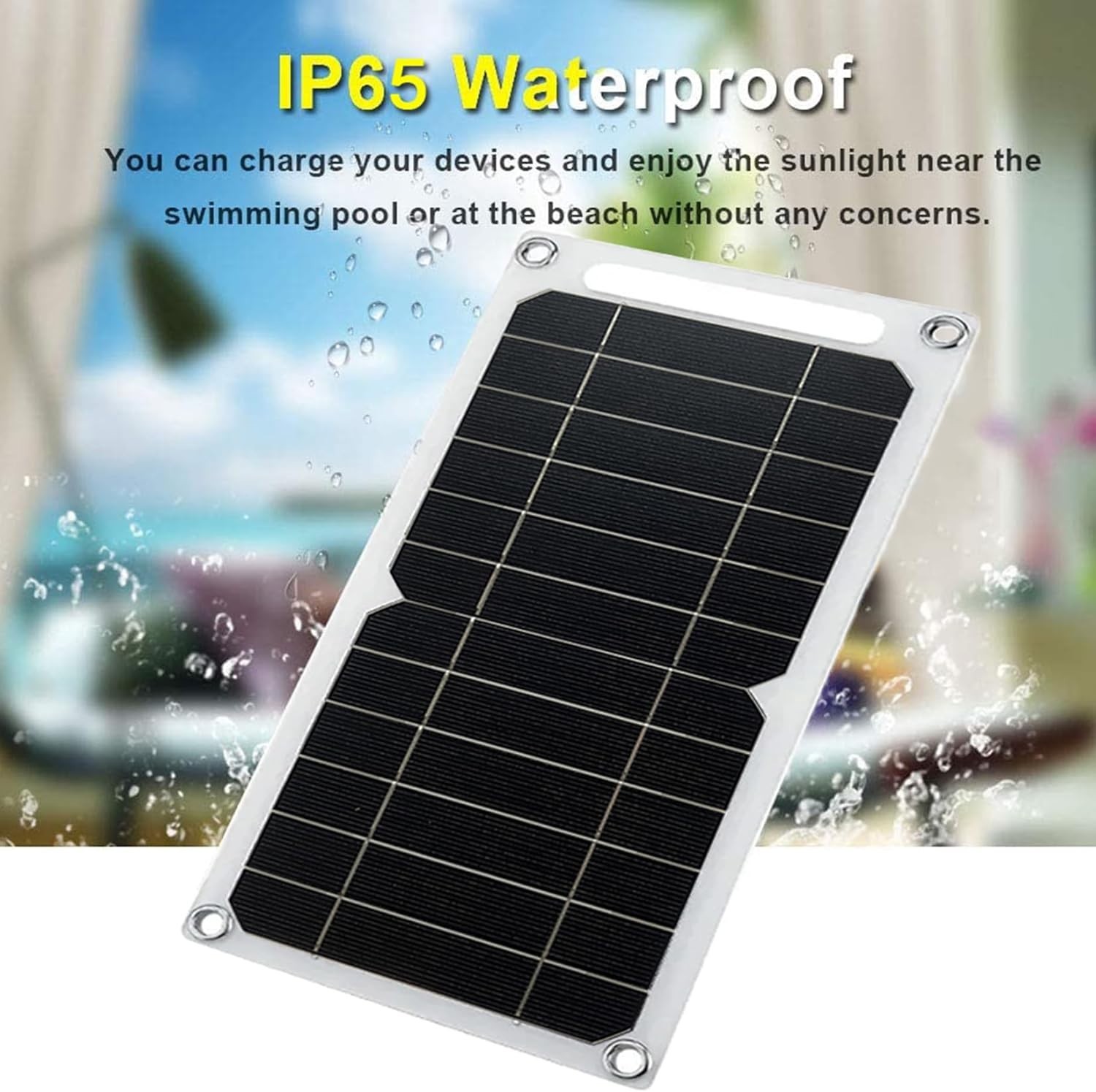 High Efficiency 5W Monocrystalline Solar Panel with USB – Energy Saving Solution